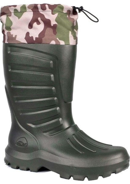 Eva Termal Avcı Çizme Haki 30 Derece Soğuğa Dayanıklı Kaymaz Tabanlı Güvenlik Ayakkabısı