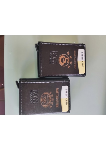Siyah Kartlık Cüzdan Mekanizmalı Kişiye Özel Isimli fiyatları