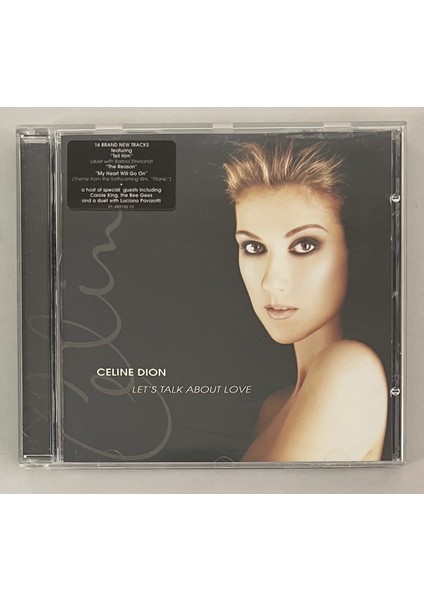 Celine Dion Let's Talk About Love CD (Orjnal Dönem Baskı Cd)