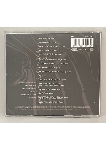 Celine Dion Let's Talk About Love CD (Orjnal Dönem Baskı Cd)