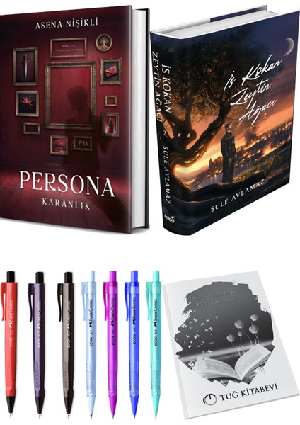 İs Kokan Zeytin Ağacı 2 Ciltli ve Persona Karanlık Ciltli Asena Nişikli 2li Set