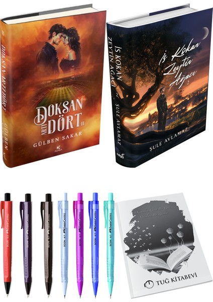 İs Kokan Zeytin Ağacı 2 Ciltli ve Doksan Artı Dört 2 Ciltli Gülben Sakar 2li Set