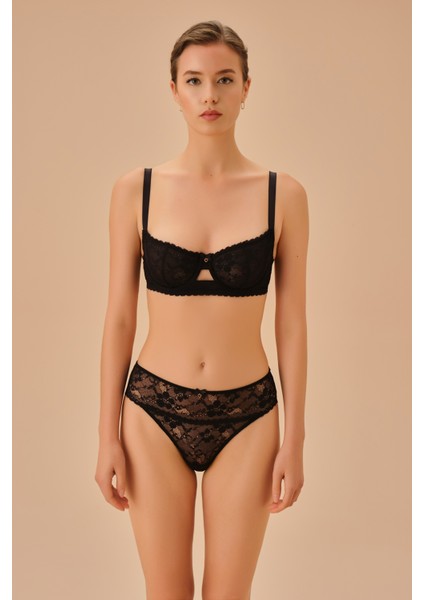 Liona Dantelli Desteksiz Balenli Sütyen