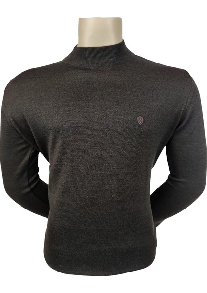 Erkek Yarım Balıkçı Basıc Kazak