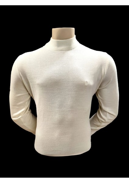 Erkek Yarım Balıkçı Basıc Kazak