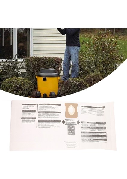 Shop Vac Için Kuru Toz Torbası 5 Ila 8 Galon Elektrikli Süpürge 90661 9066100 (Yurt Dışından) fiyatları