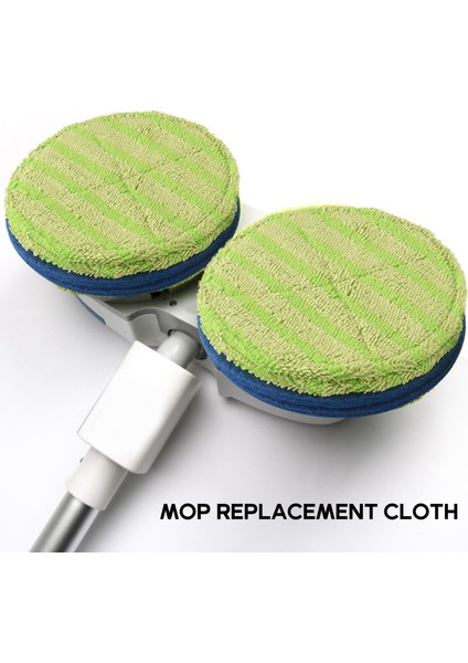 Akülü Döner Paspas Süpürgesi Için 8 Mikrofiber Paspas ve 8 Conta Kullanın (Yurt Dışından)