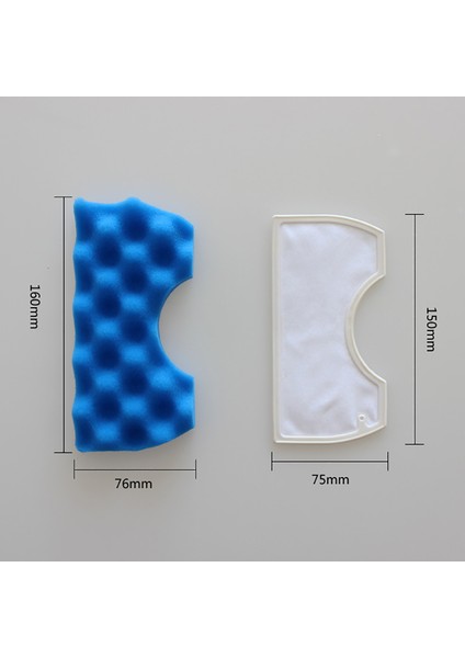 Samsung DJ97-01040C Için 10 Takım Mavi Sünger Filtre Beyaz Pamuk Filtre (Yurt Dışından) fiyatları