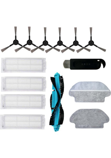 Xiaomi Mop P Viomi V2 Pro V3 Parçaları Için Fırça Paçavra Rulo Hepa Filtre (Yurt Dışından)