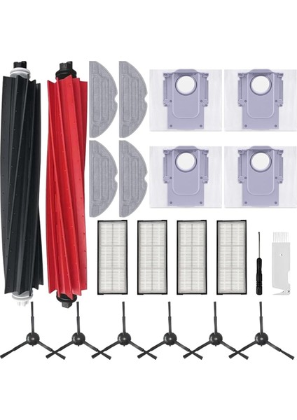 Roborock S8 Pro Ultra Elektrikli Süpürge Ana Yan Fırça Hepa Filtresi Için (Yurt Dışından)