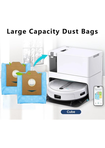 Yeedi Cube Için 6pcs Toz Torbasının Değiştirilmesi (Yurt Dışından) fiyatları