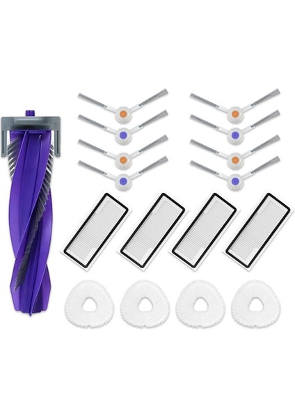 Narwal Freo x Ultra Için, J4 Ana Yan Fırça Paspas Bezi Hepa Filtre (Yurt Dışından)