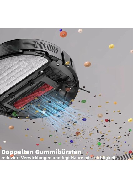 Roborock S8 Için Ana Yan Fırçalar Paspas Bezleri Hepa Filtreler Toz Torbaları (Yurt Dışından)