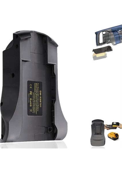 Shark XSBT620 Için Değiştirilecek Dewalt 20V Li-Ion Pil Adaptörü (Yurt Dışından)