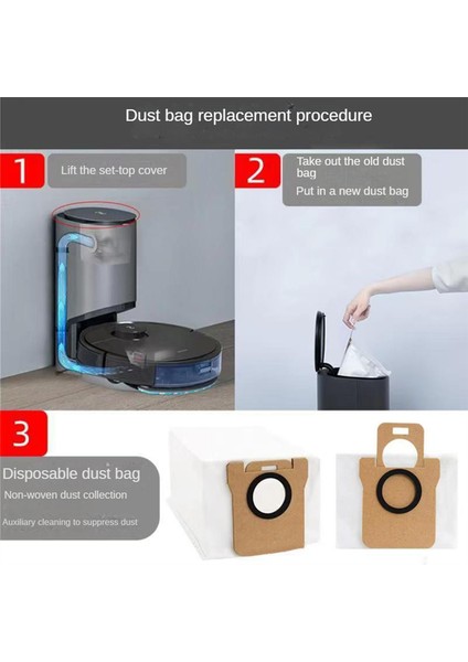 Xiaomi Robot Süpürge X10+, Mijia Omni 1s, B101CN Için 8pcs Toz Torbası (Yurt Dışından) indirimleri