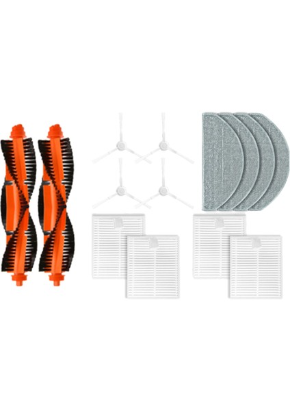 Xiaomi Robot Vakum E10/12 Için 14PCS Ana Yan Fırça Filtre Paspas Bezi (Yurt Dışından) indirimleri