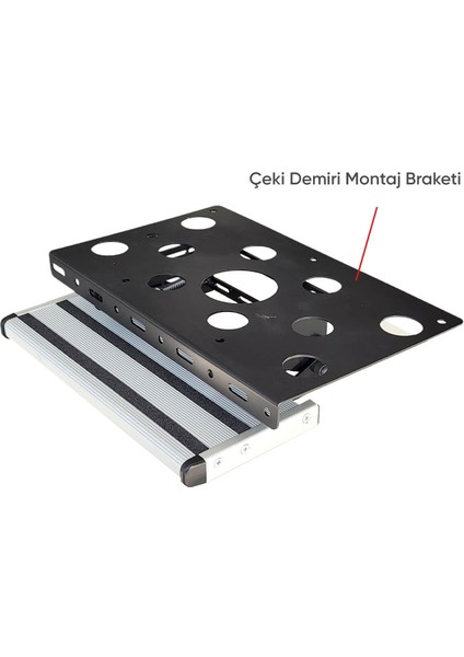 Pickpath 455MM Katlanır Çekme Karavan Basamağı