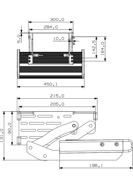 Pickpath 455MM Katlanır Çekme Karavan Basamağı