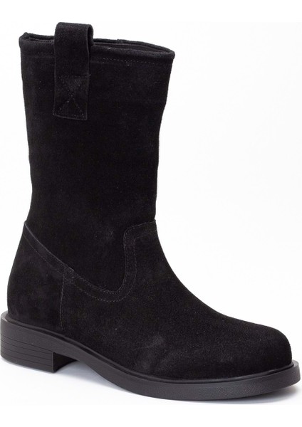 Kadın Deri Süet Bot - Siyah Süet fırsatları