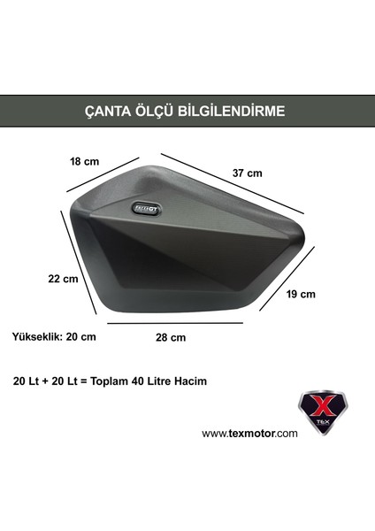 Forte Gt 70880 Prıme Abs Yan Heybe