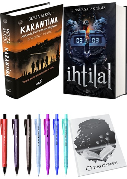 Ihtilal 2 Zede Ciltli ve Karantina 4 Ciltli Beyza Alkoç 2li Set