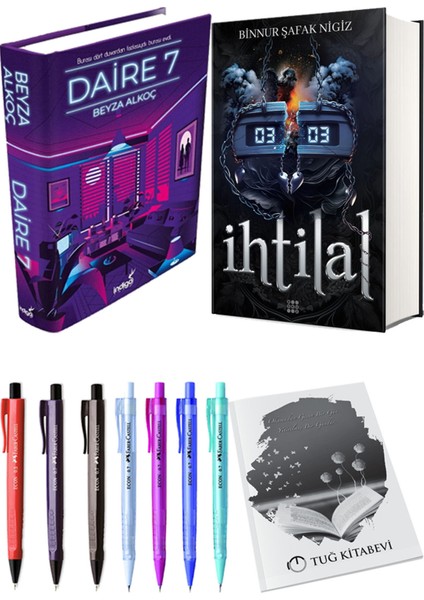 Ihtilal 2 Zede Ciltli ve Daire 7 Ciltli Beyza Alkoç 2li Set