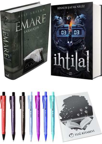 Ihtilal 2 Zede Ciltli ve Emare Sarmaşık Ciltli Aslı Arslan 2li Set