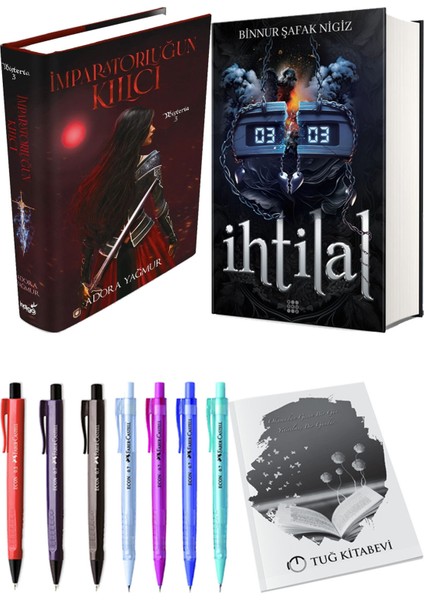 Ihtilal 2 Zede Ciltli ve Imparatorluğun Kılıcı Ciltli Adora Yağmur 2li Set