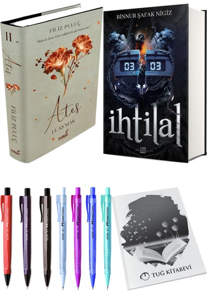 Ihtilal 2 Zede Ciltli ve Ateş Ulaşmak 2 Ciltli Filiz Puluç 2li Set