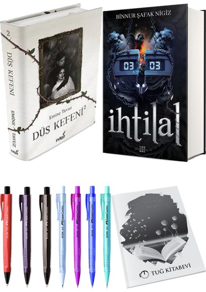 Ihtilal 2 Zede Ciltli ve Düş Kefeni 2 Ciltli Emine Tavuz 2li Set