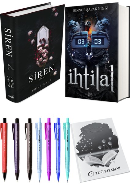 Ihtilal 2 Zede Ciltli ve Siren Bir Ciltli Emine Tavuz 2li Set