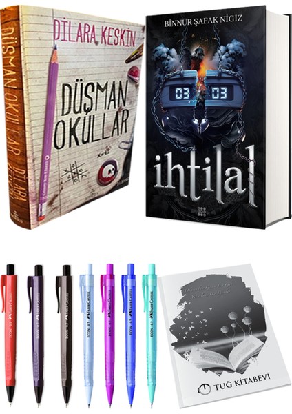 Ihtilal 2 Zede Ciltli ve Ephesus Düşman Okullar 1 Ciltli Dilara Keskin 2li Set