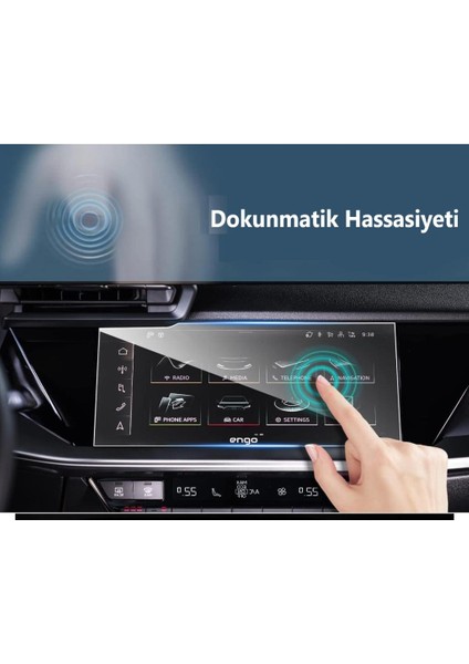 Audi A3 Ekran Koruyucu 10.1 Inç Multimedya Nano Şeffaf