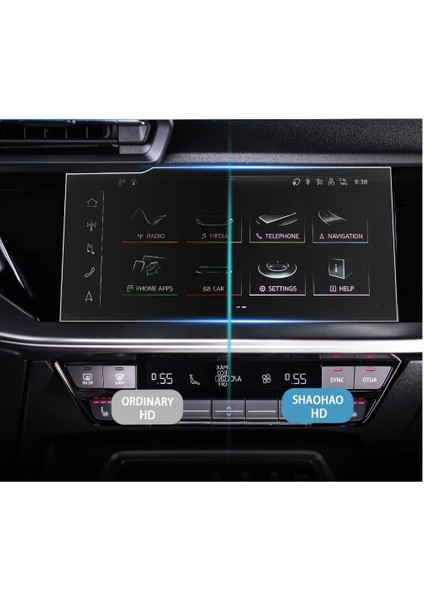 Audi A3 Ekran Koruyucu 10.1 Inç Multimedya Nano Şeffaf