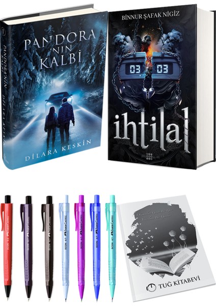 Ihtilal 2 Zede Ciltli ve Ephesus Pandora'nın Kalbi 1 Ciltli Dilara Keskin 2li Set