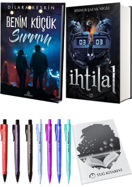 Ihtilal 2 Zede Ciltli ve Ephesus Benim Küçük Sırrım 1 Ciltli Dilara Keskin 2li Set