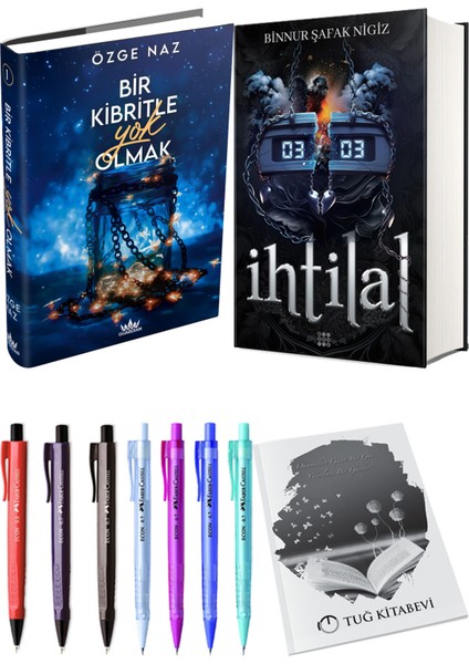 Ihtilal 2 Zede Ciltli ve Guardian Bir Kibritle Yok Olmak 1 Ciltli Özge Naz 2li Set