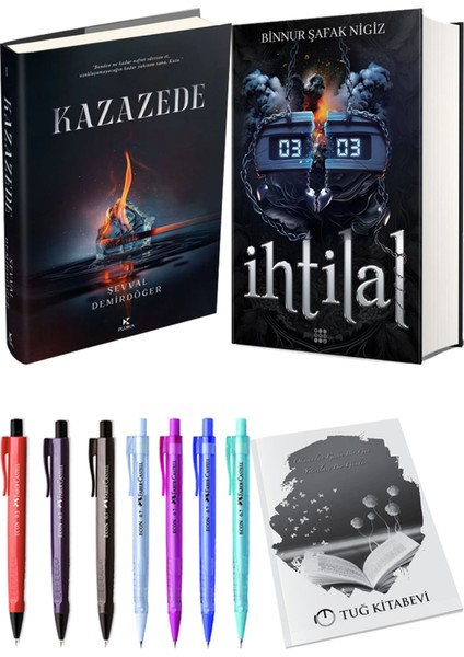 Ihtilal 2 Zede Ciltli ve Kazazede 1 Ciltli Şevval Demirdöğer 2li Set