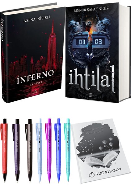 Ihtilal 2 Zede Ciltli ve Inferno Kanto I Ciltli Asena Nişikli 2li Set