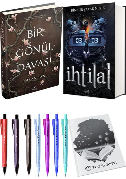 Ihtilal 2 Zede Ciltli ve Bir Gönül Davası Ciltli Ümran Tan 2li Set