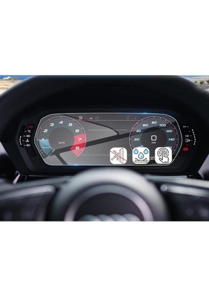 Audi S3 Ekran Koruyucu 12.3 Inç Dijital Gösterge Nano