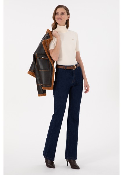 Kadın Koyu Mavi Pantolon (Jean) 50293260-DN0023