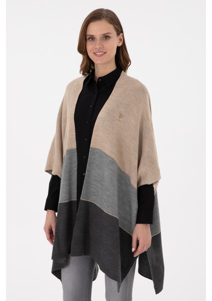 Kadın Kum Melanj Panço 50293124-VR123 modelleri