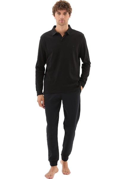 Erkek T-Shirt 40631 - Siyah