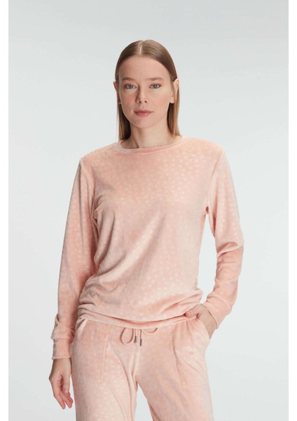 Uzun Kol Sweatshirt ve Pantolon Takım Pijama Takımı