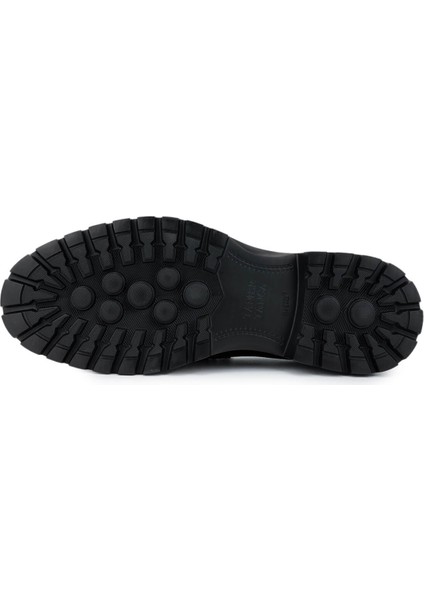 Erkek Deri Siyah Floter Loafer Ayakkabı 205 5864 Erk Ayk SK24-25 Sıyah Fltr