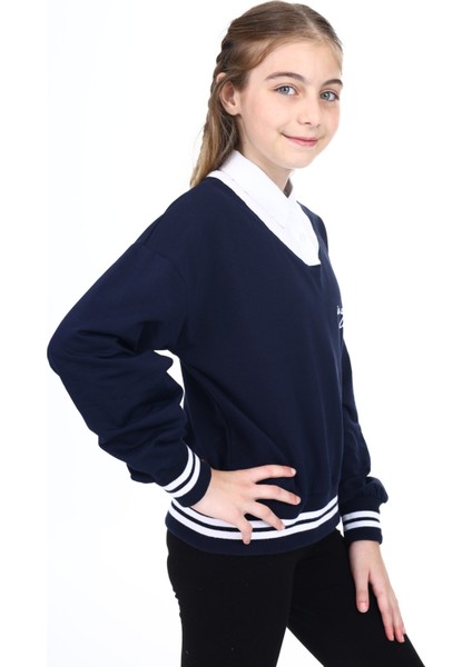 Kız Çocuk Okul Sweatshirt modelleri