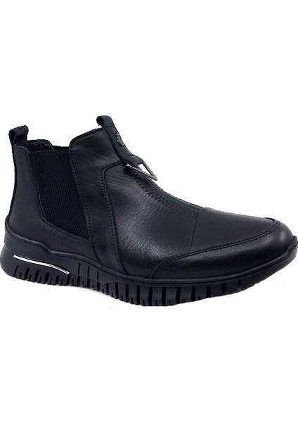 018 Kauçuk Taban Siyah Deri Bayan Bot fiyatları