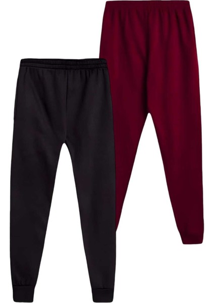 Çocuk Beli Lastikli Jogger Eşofman Altı 2'li Set