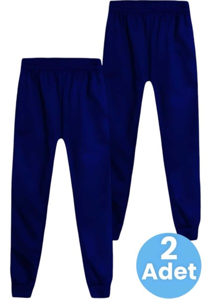 Çocuk Beli Lastikli Jogger Eşofman Altı 2'li Set